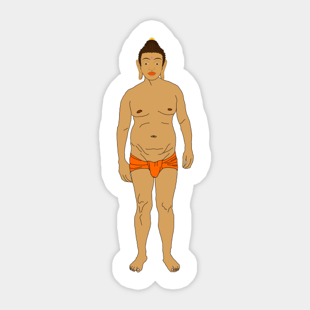 Buddha Sticker by RMZ_NYC